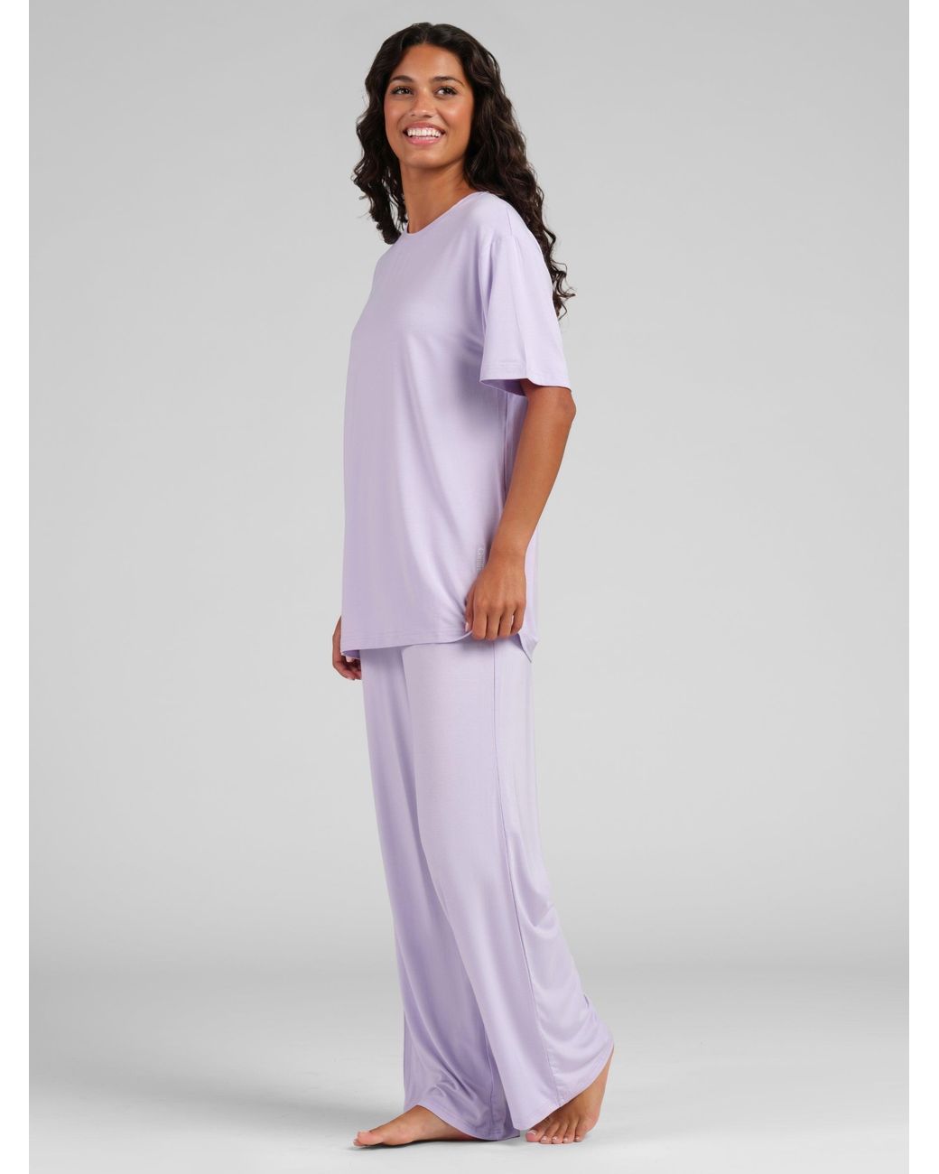Comfrt Purple Cloud Lounge Tee Shirt