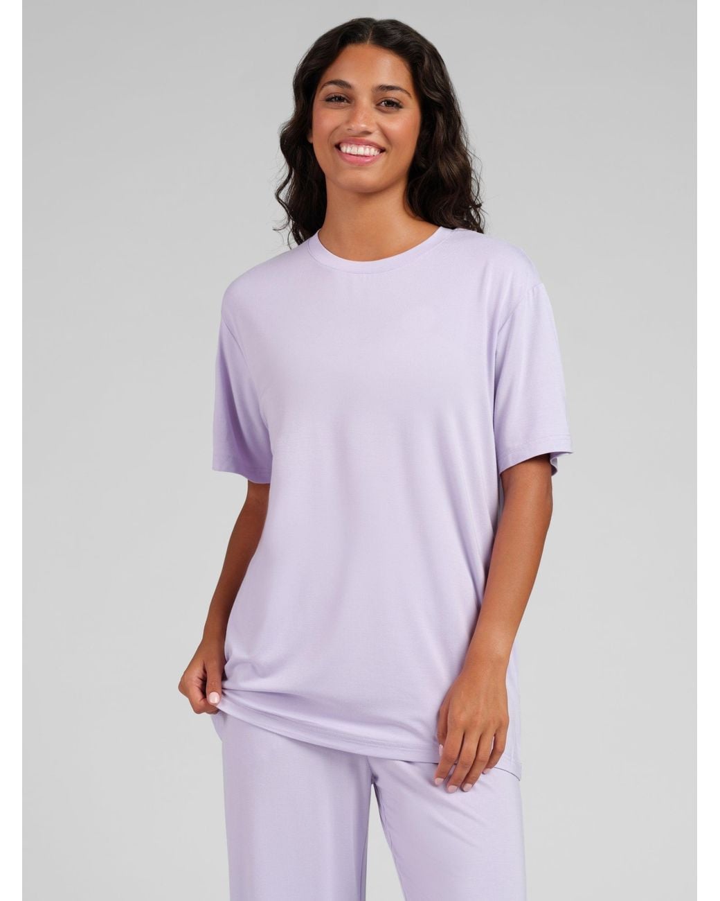 Comfrt Purple Cloud Lounge Tee Shirt