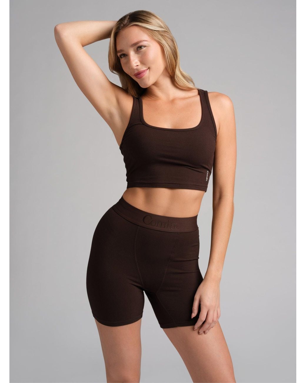 Comfrt Black Rib Contour Boxer