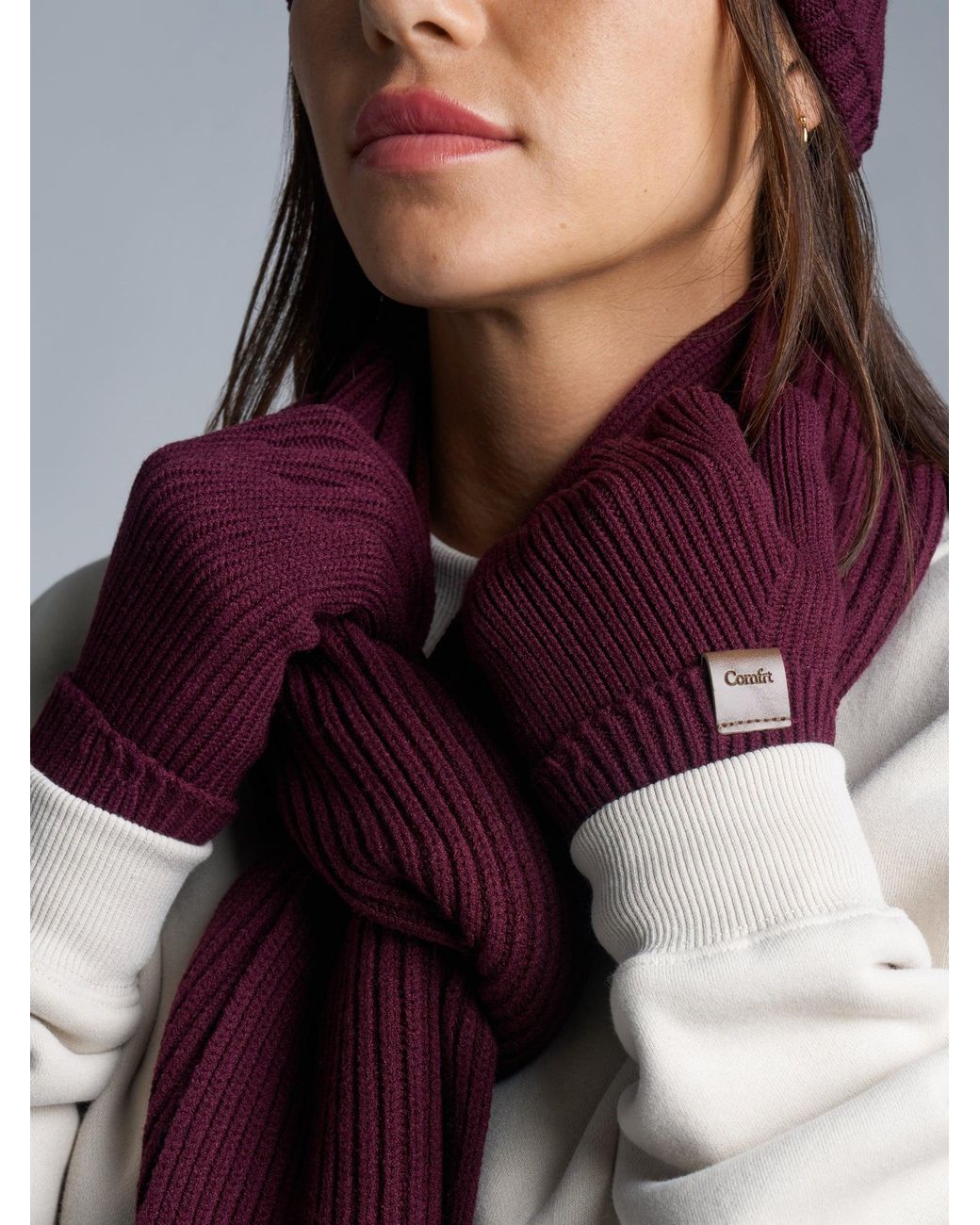 Comfrt Purple Winter Accessories Set