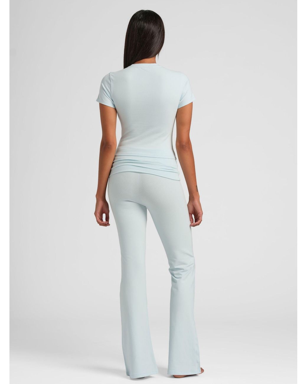 Comfrt Blue Softstretch Foldover Pant
