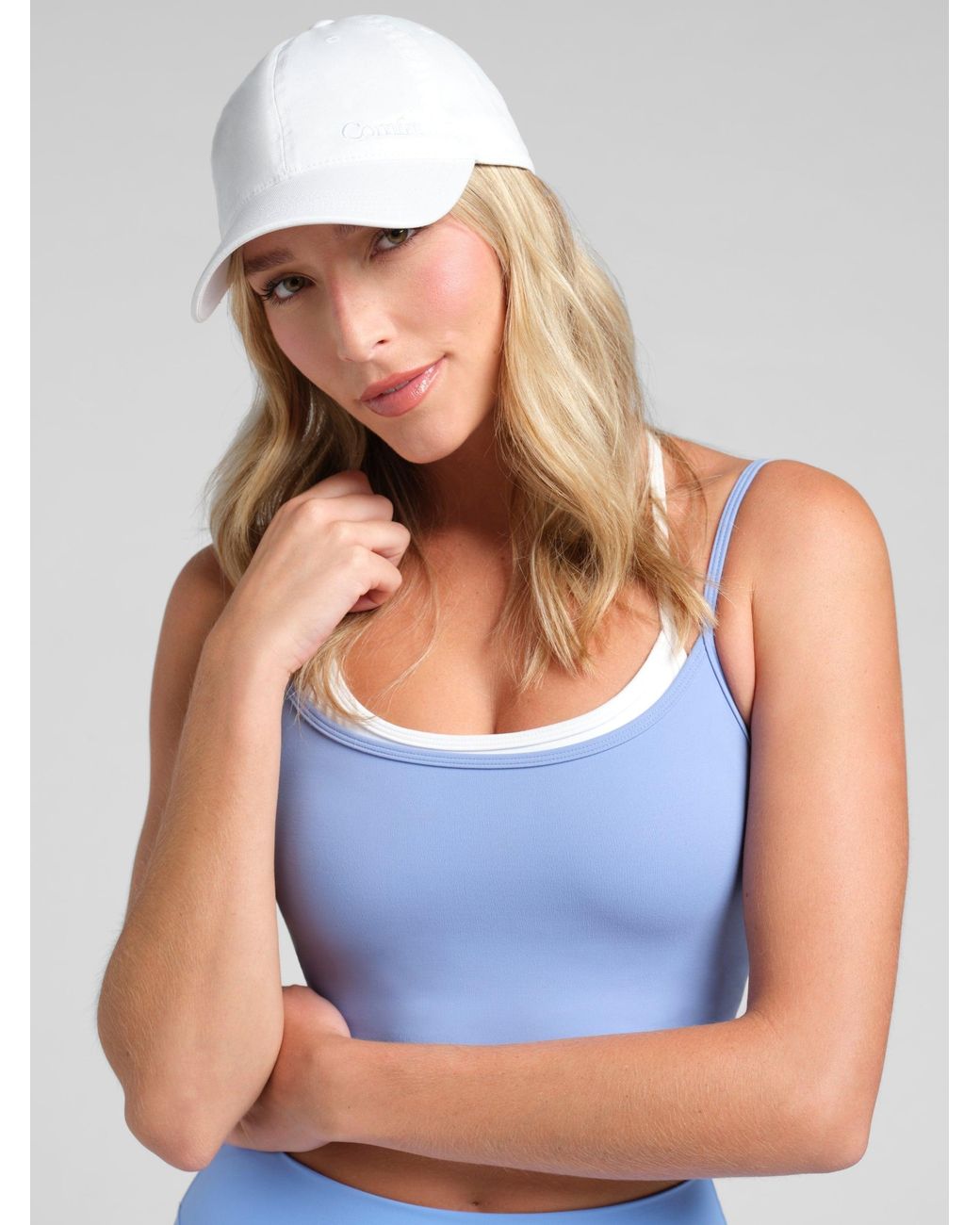 Comfrt White Logo Cap