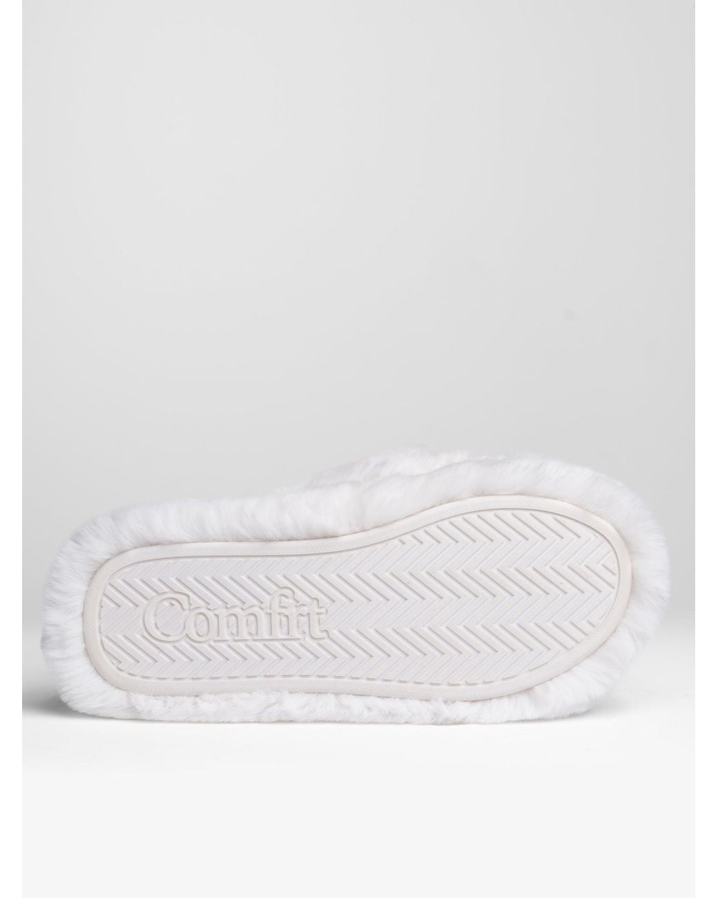 Comfrt White Dreamer Crossover Slipper