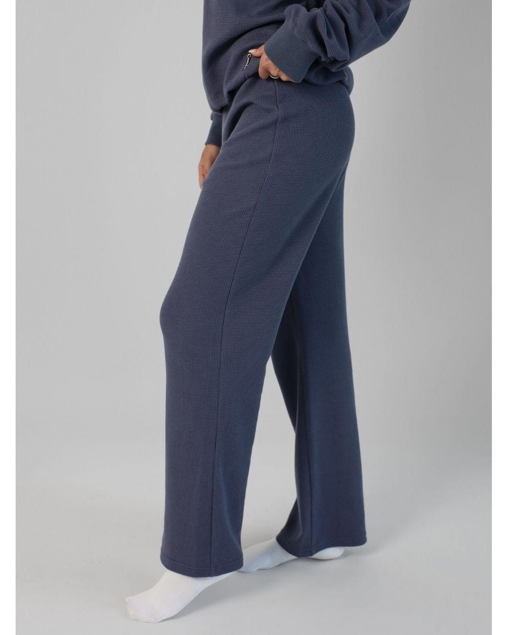 Comfrt Blue Waffle Lounge Pant