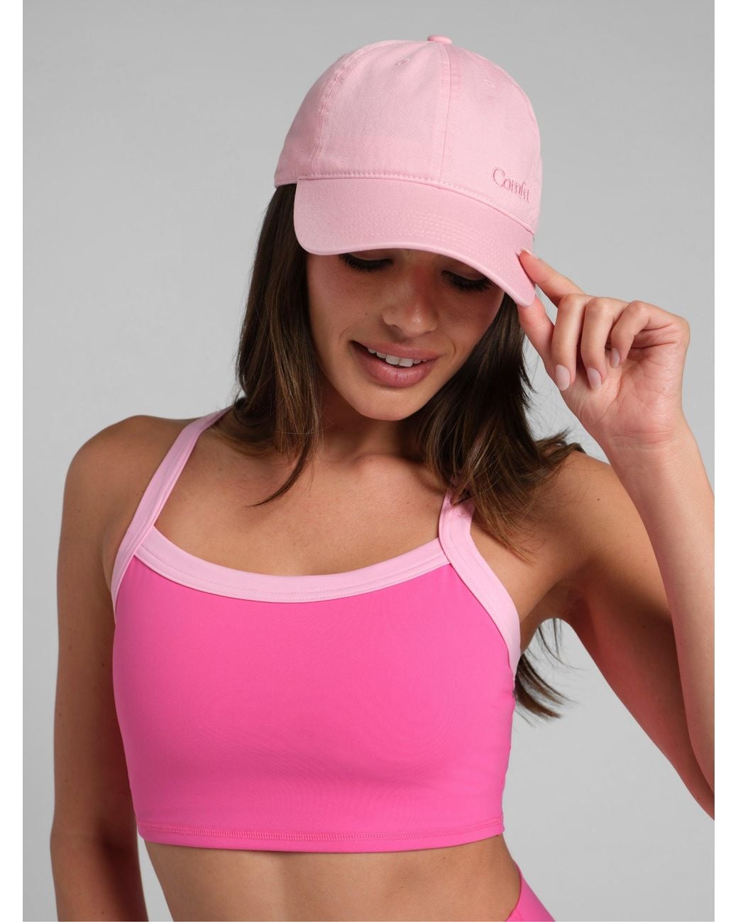 Comfrt Pink Logo Cap