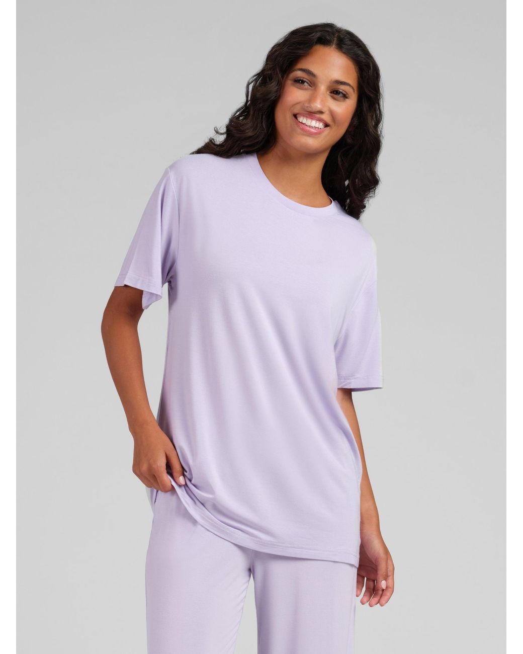 Comfrt Purple Cloud Lounge Tee Shirt