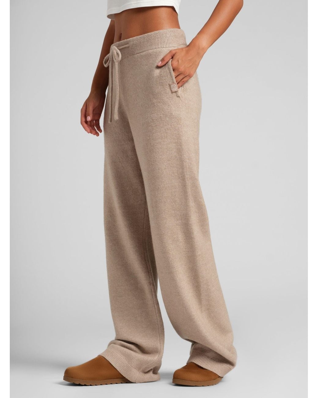 Comfrt Brown Sweater Knit Sweatpants
