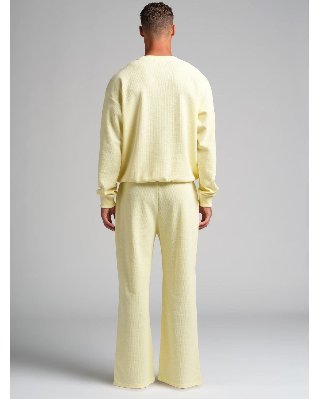 Comfrt Yellow Waffle Lounge Pant