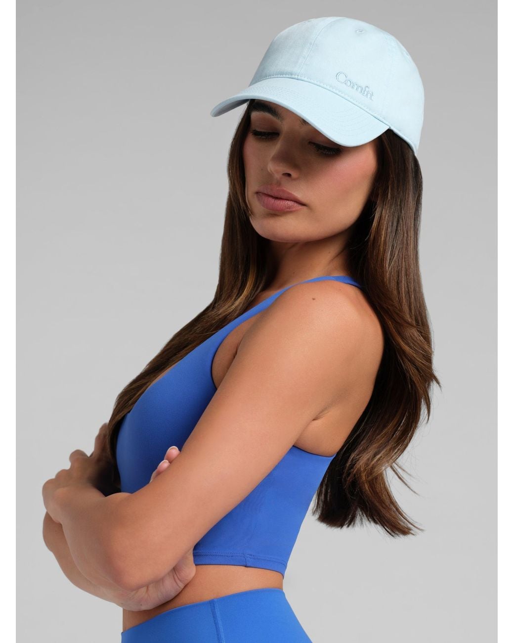 Comfrt Blue Logo Cap