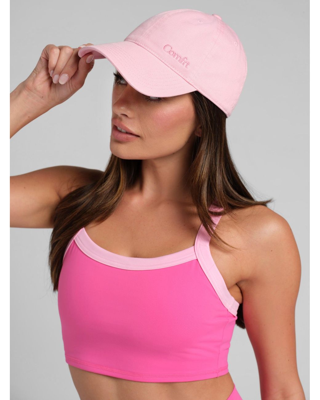 Comfrt Pink Logo Cap