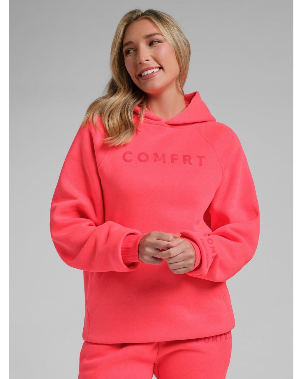 Comfrt Red Tranquil Hoodie