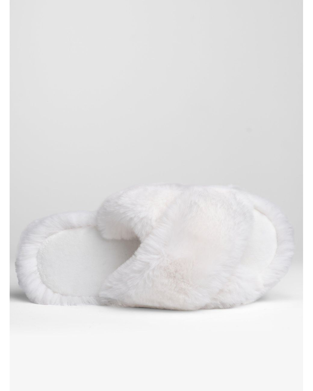 Comfrt White Dreamer Crossover Slipper