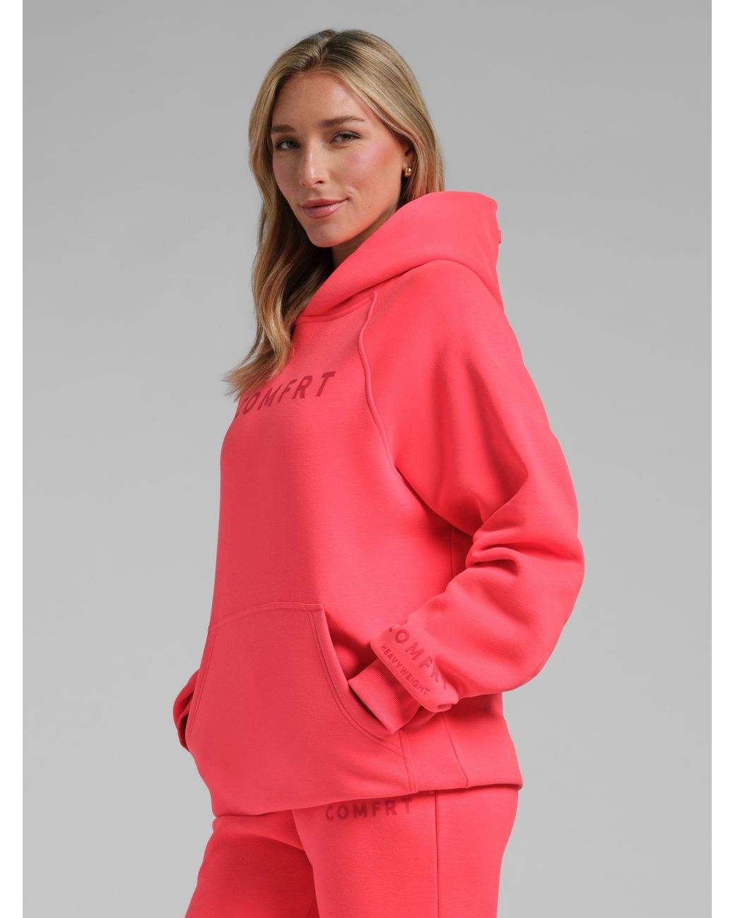 Comfrt Red Tranquil Hoodie