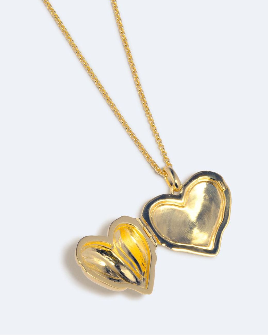 COMPLETEDWORKS Metallic Heart Locket