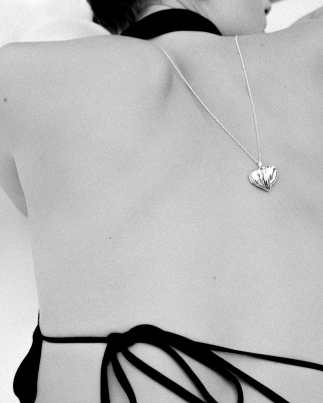 COMPLETEDWORKS Metallic Heart Locket