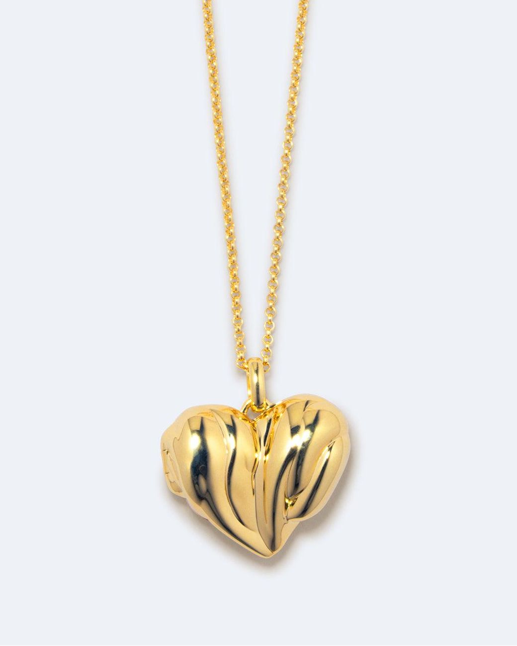 COMPLETEDWORKS Metallic Heart Locket