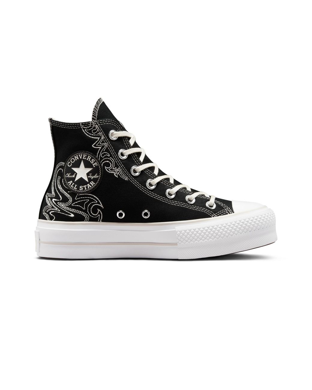Converse Chuck Taylor All Star Lift Platform Western Embroidery in