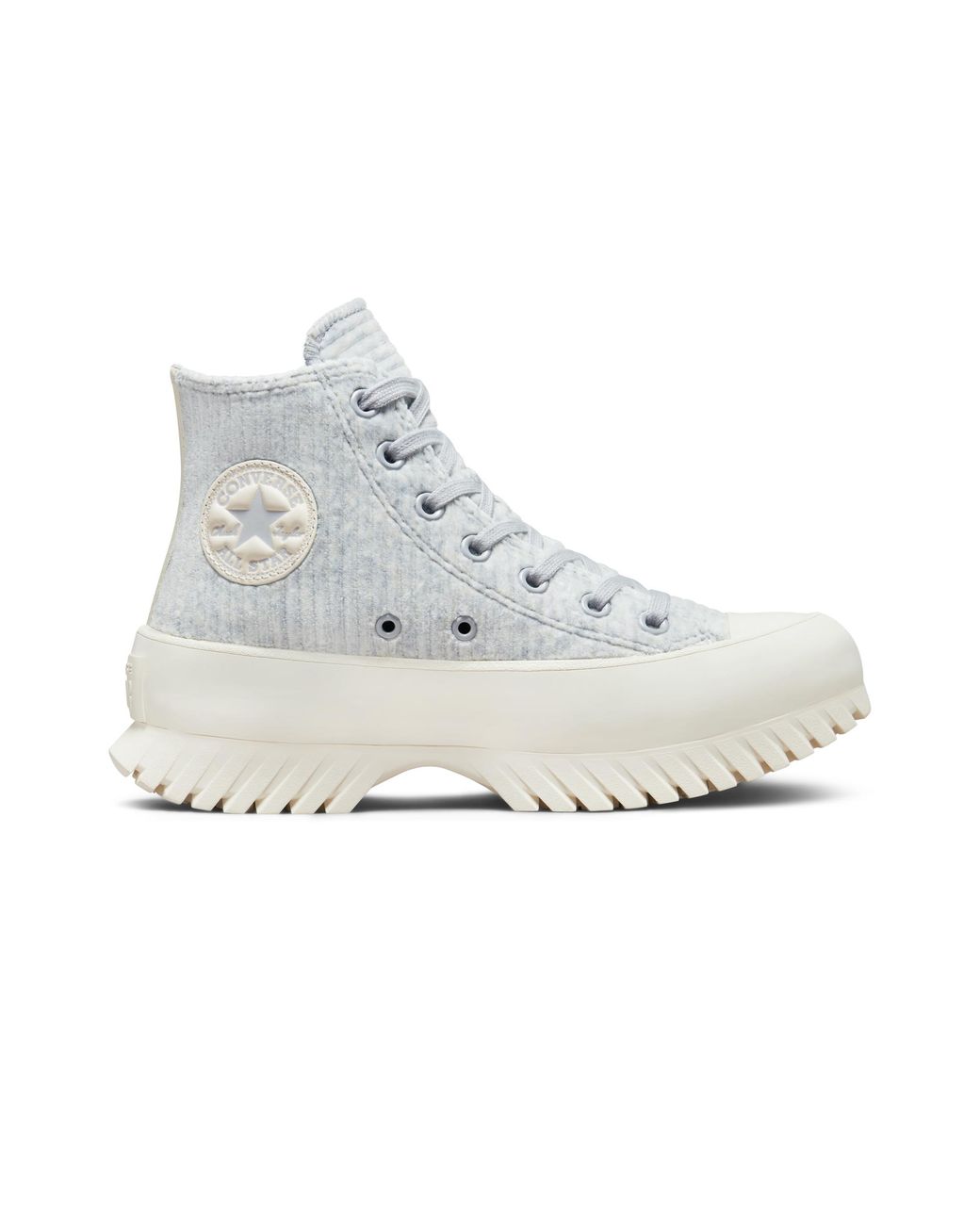 Converse Chuck Taylor All Star Lugged 2.0 Striped Knit in Grey (White) |  Lyst