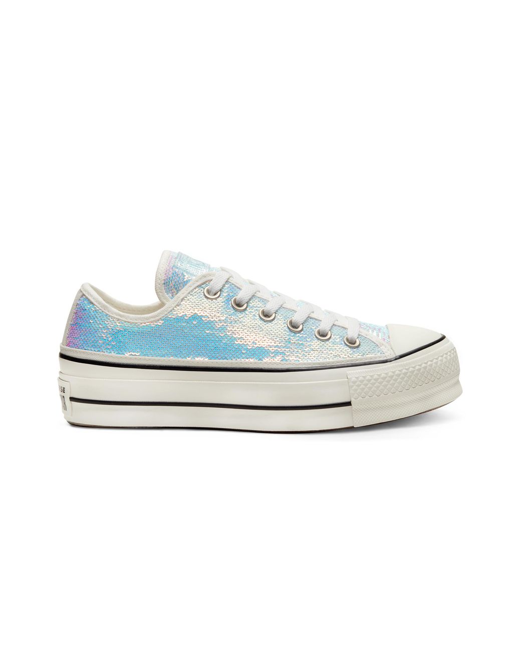 Converse Mini Sequins Chuck Taylor All Star Platform in Blue | Lyst