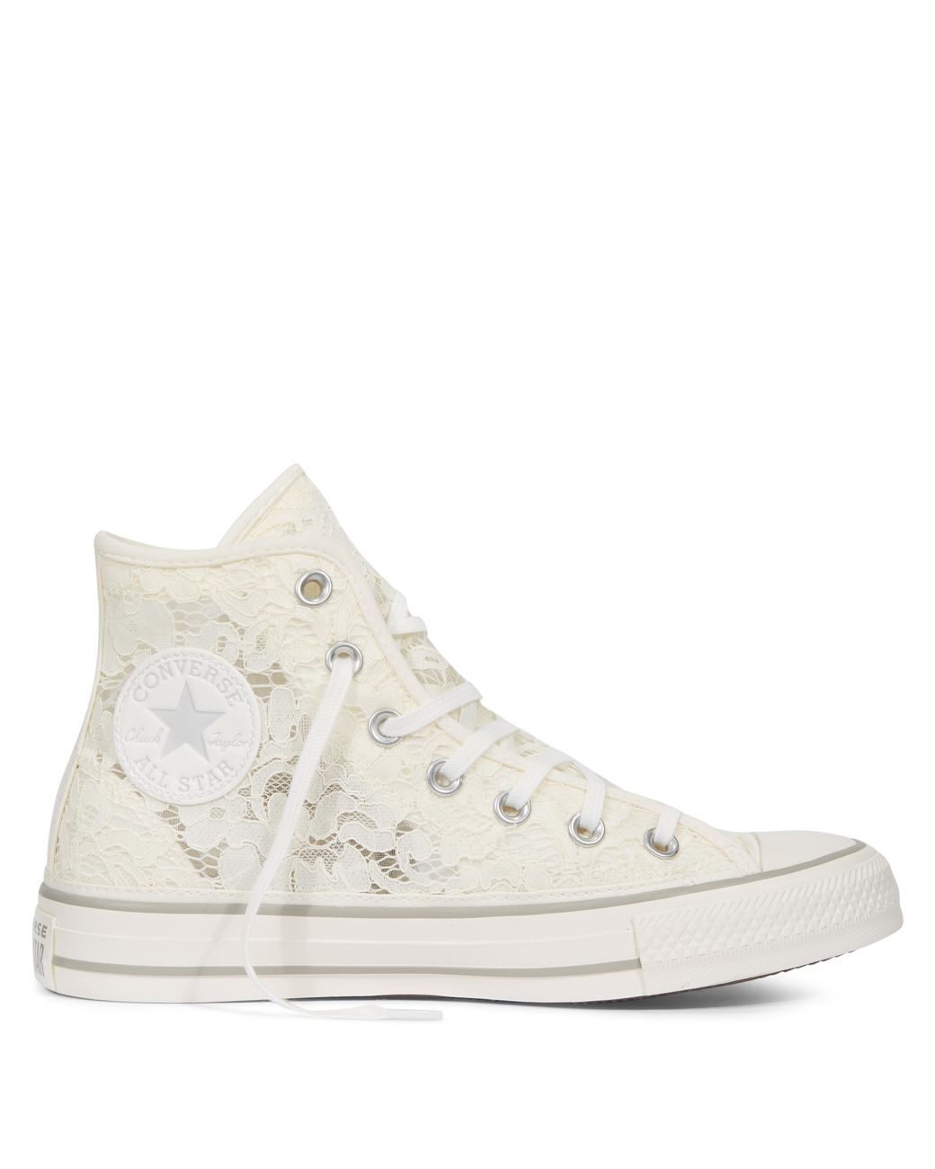 Converse Chuck Taylor All Star Flower Lace in White | Lyst UK