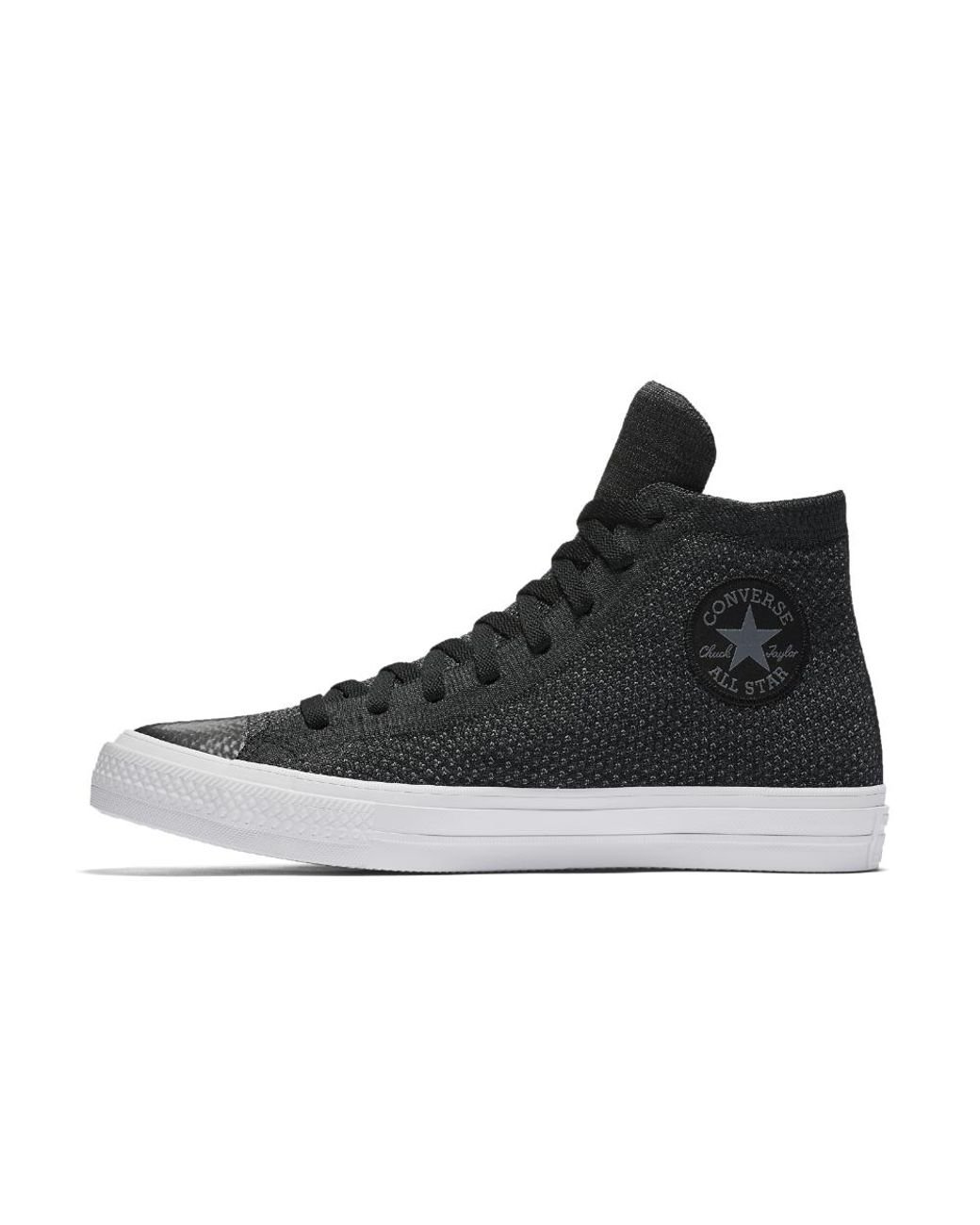 Converse Chuck All Star X Nike Flyknit High Top Shoe in Black for Men Lyst
