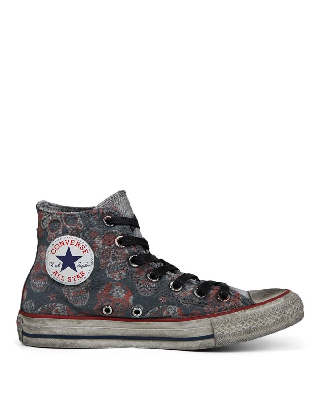 Converse Unisex Sugar Skull Tattoo Chuck Taylor All Star High Top | Lyst UK