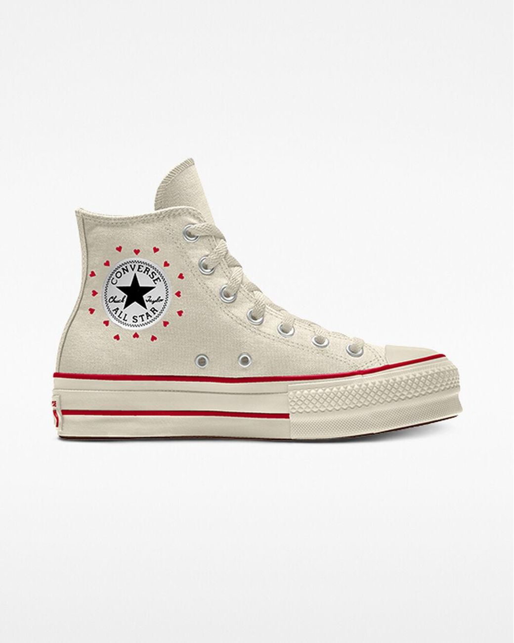 Converse Custom Chuck All Star Lift Platform Canvas You in White Lyst