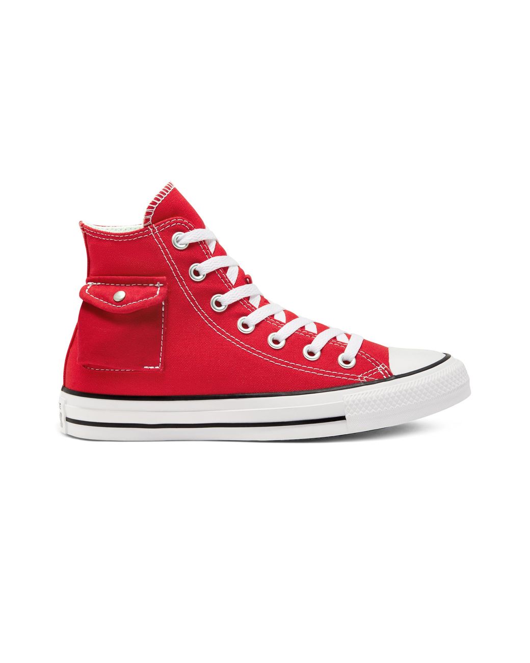 Converse Side Pocket Chuck Taylor All Star in Red | Lyst
