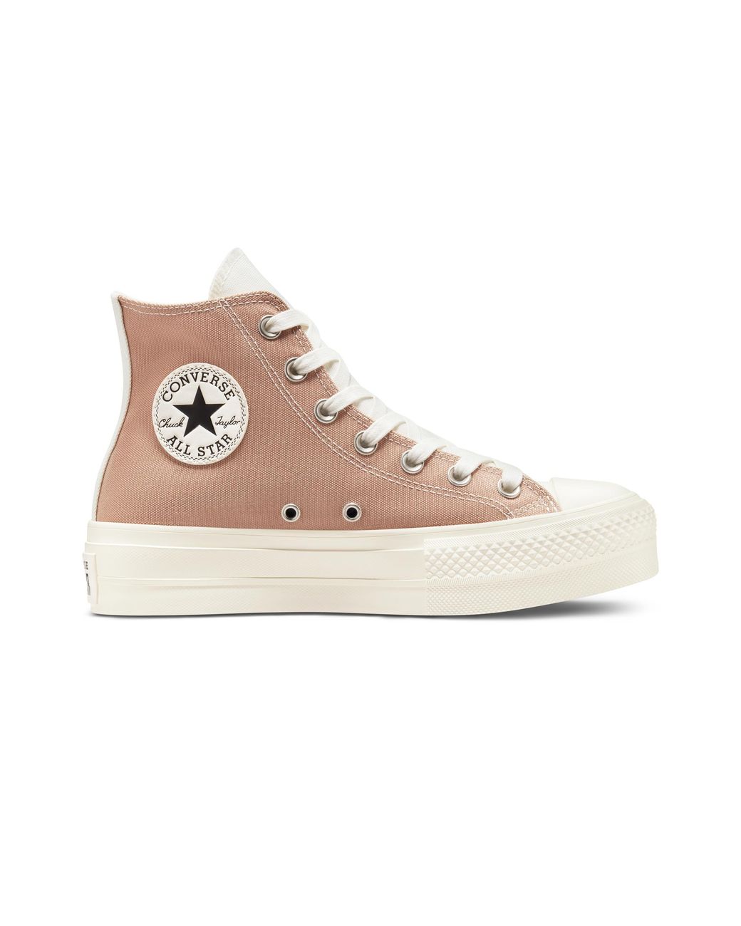 Converse Chuck Taylor All Star Lift Platform Tri-panel in Natural | Lyst