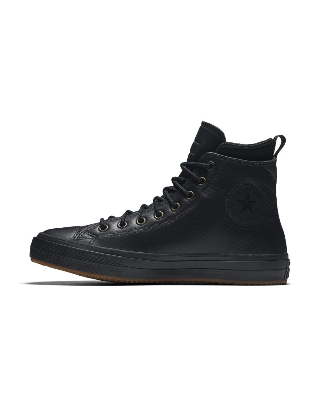 Converse Chuck Ii Waterproof Mesh Backed Leather Boot in Black for Men |  Lyst