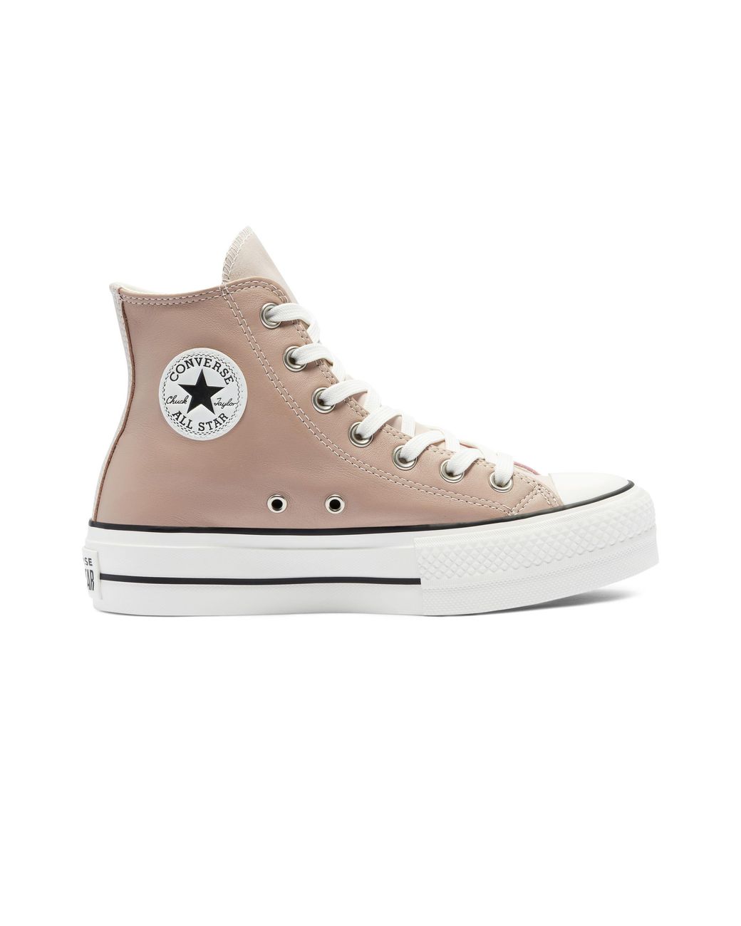 Converse Neutral Tones Platform Chuck Taylor All Star in Brown | Lyst