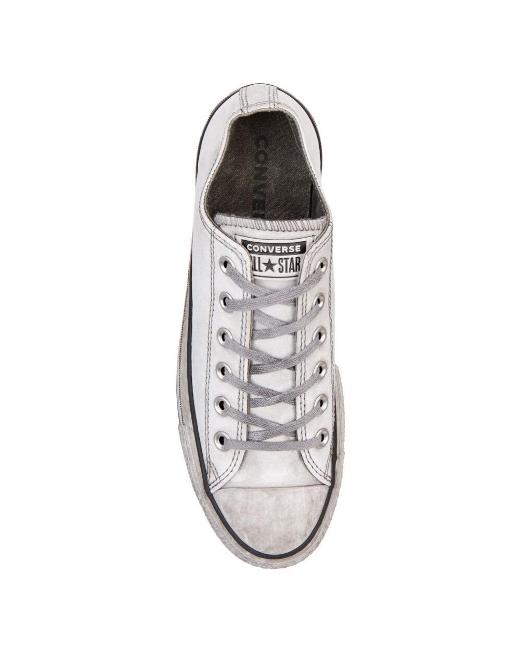 chuck taylor all star leather smoke low top