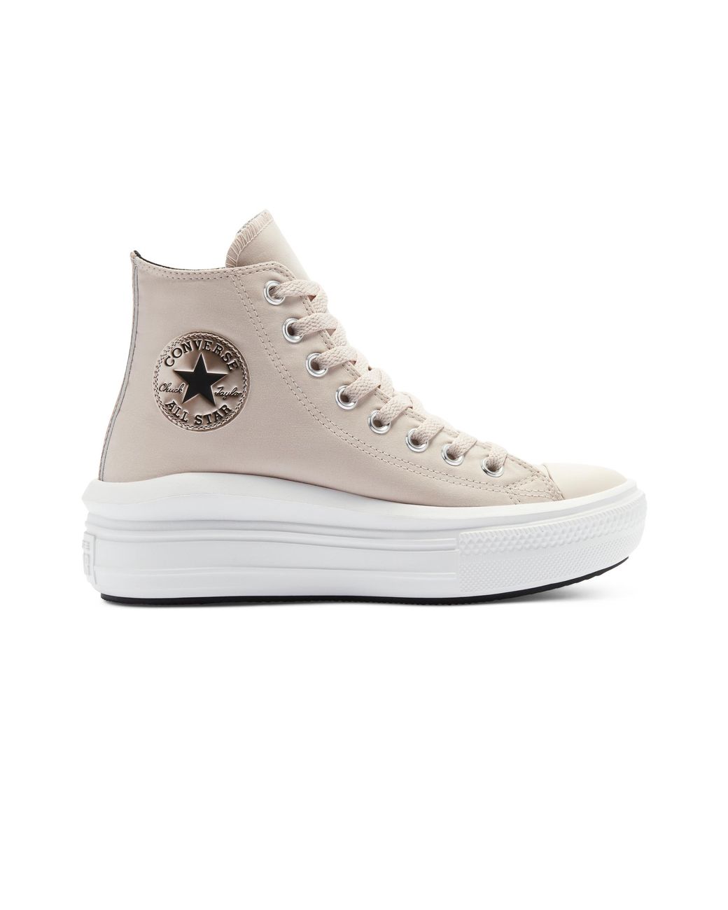 Converse Diamond Metal Chuck Taylor All Star Move in Pink | Lyst