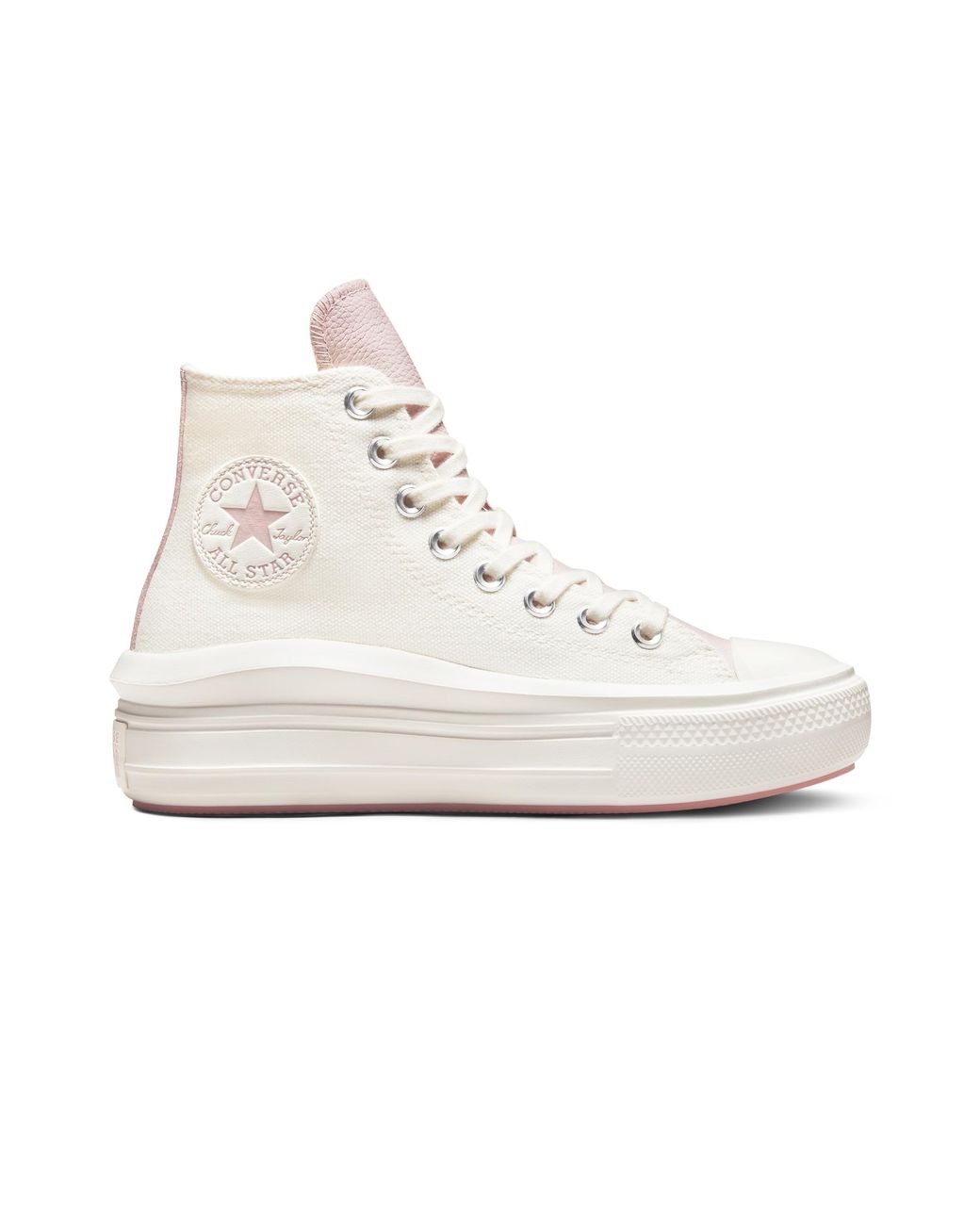 Converse Chuck Taylor All Star Move Platform Tonal Materials in White | Lyst