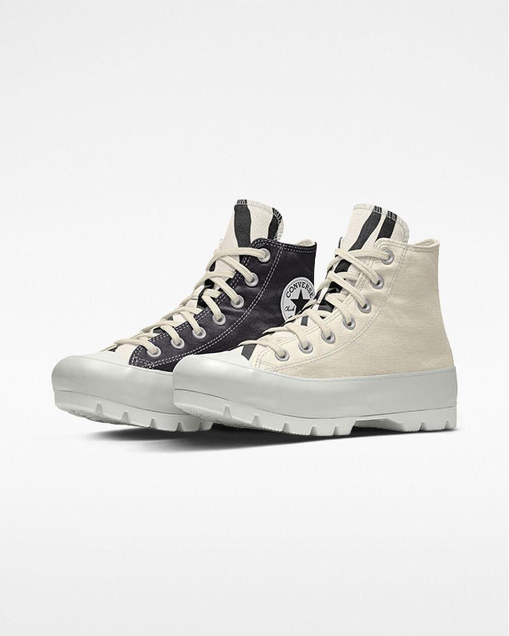 Converse Custom Chuck Taylor All Star Lugged Platform By You in Black | Lyst