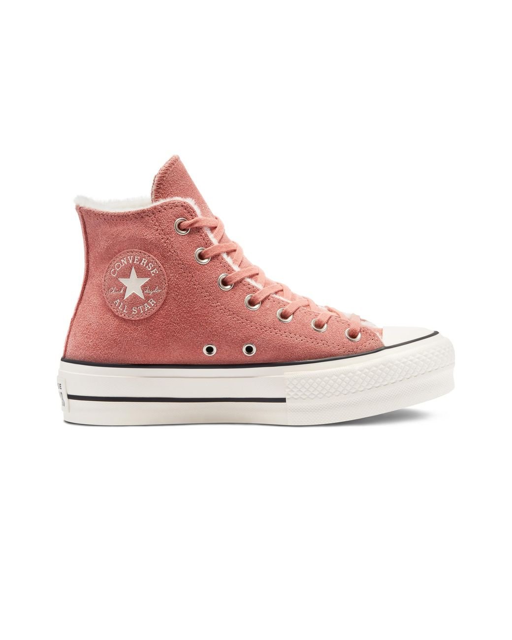 Converse Cozy Club Platform Chuck Taylor All Star in Brown | Lyst