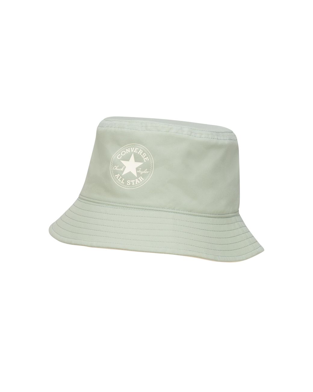 Converse All Star Patch Reversible Bucket Hat in Green | Lyst