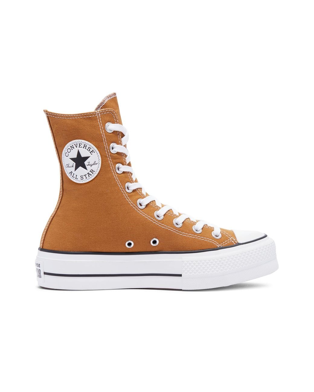 Converse Color Extra High Platform Chuck Taylor All Star In Brown Lyst 1077