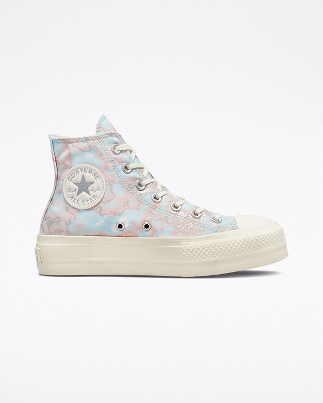 Converse Chuck Taylor All Star Lift Platform Marble in White Lyst UK