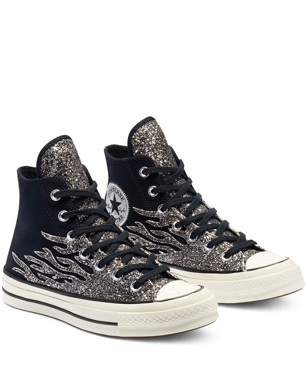 Converse Glitter Shine Chuck 70 in Black | Lyst UK