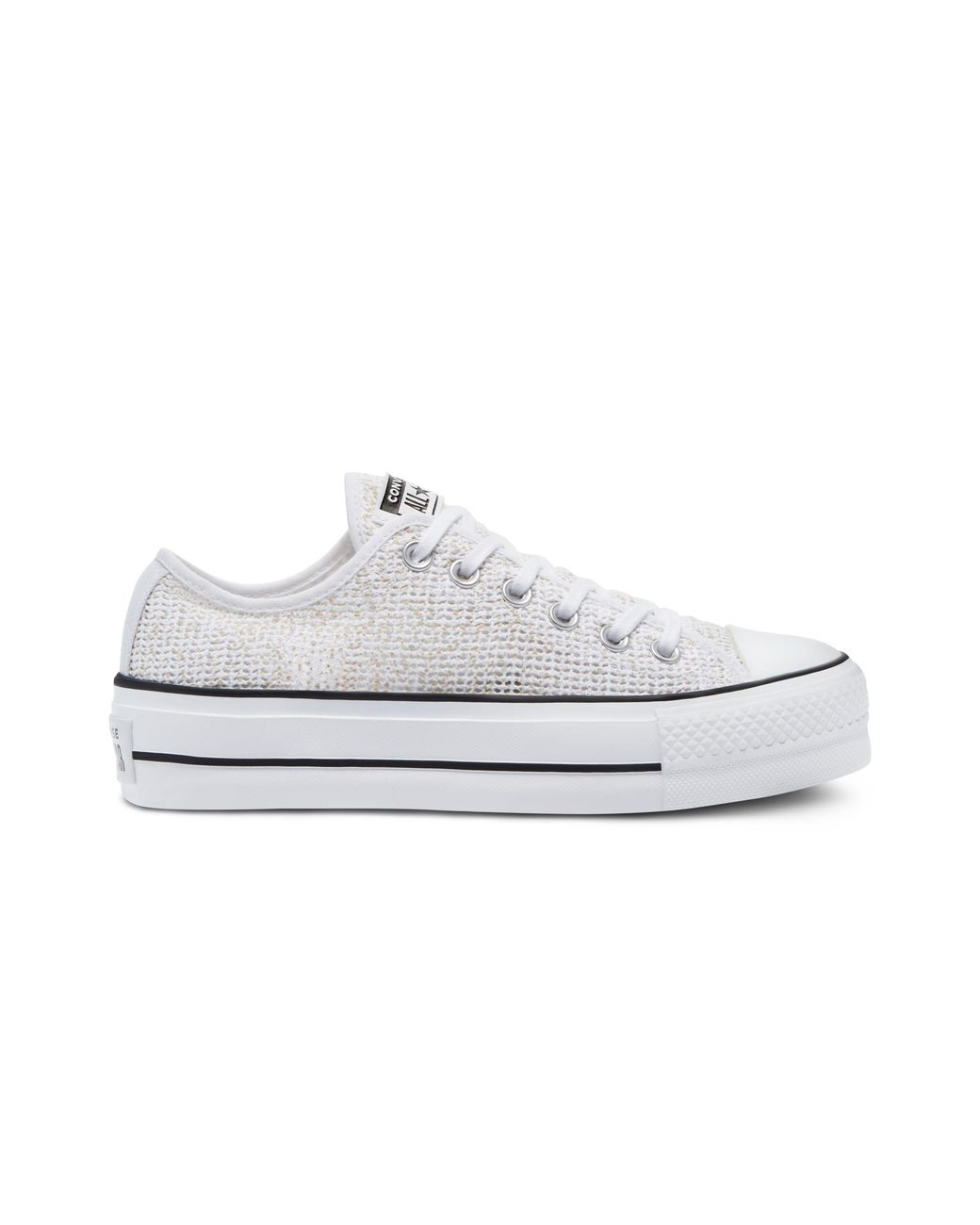 Converse Cotton Breathable Platform Chuck Taylor All Star in White - Lyst