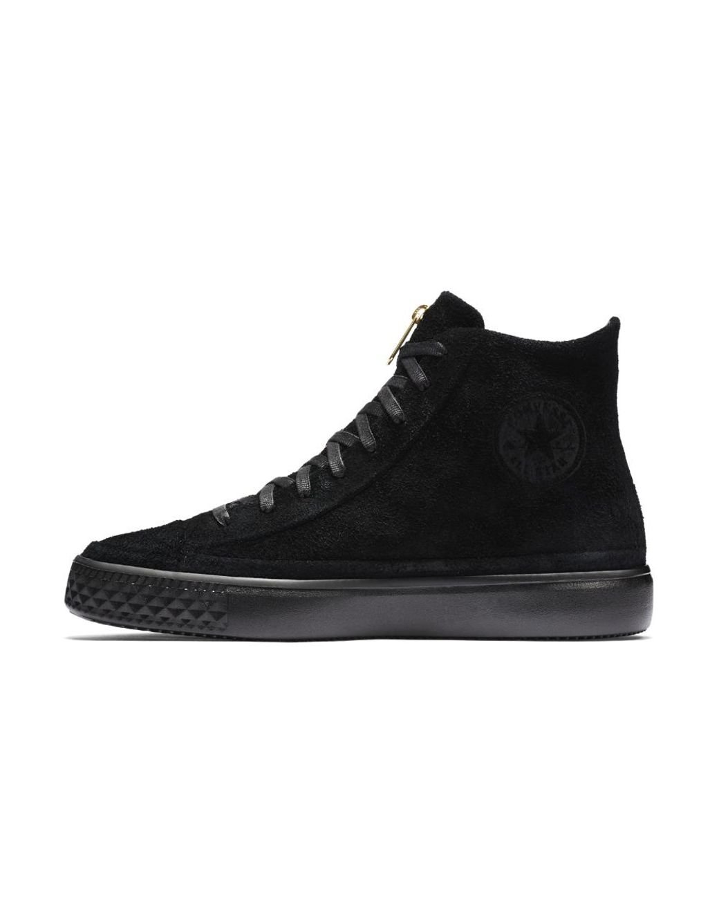 Converse Chuck Taylor Modern Suede High Top Men's Shoe in Black for Men |  Lyst