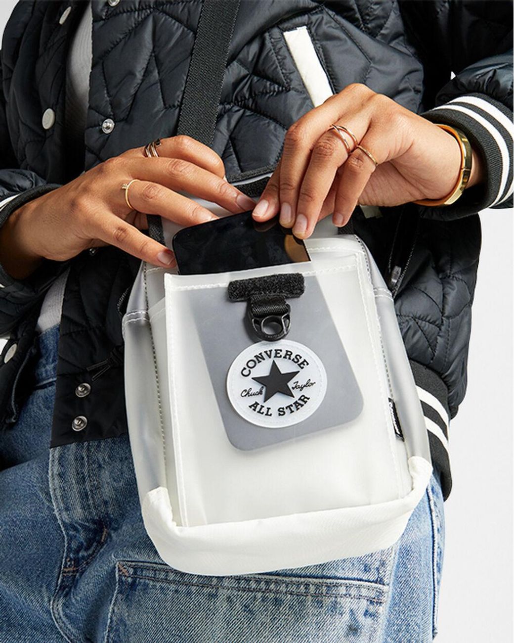 Converse Clear Crossbody Bag in Black Lyst UK
