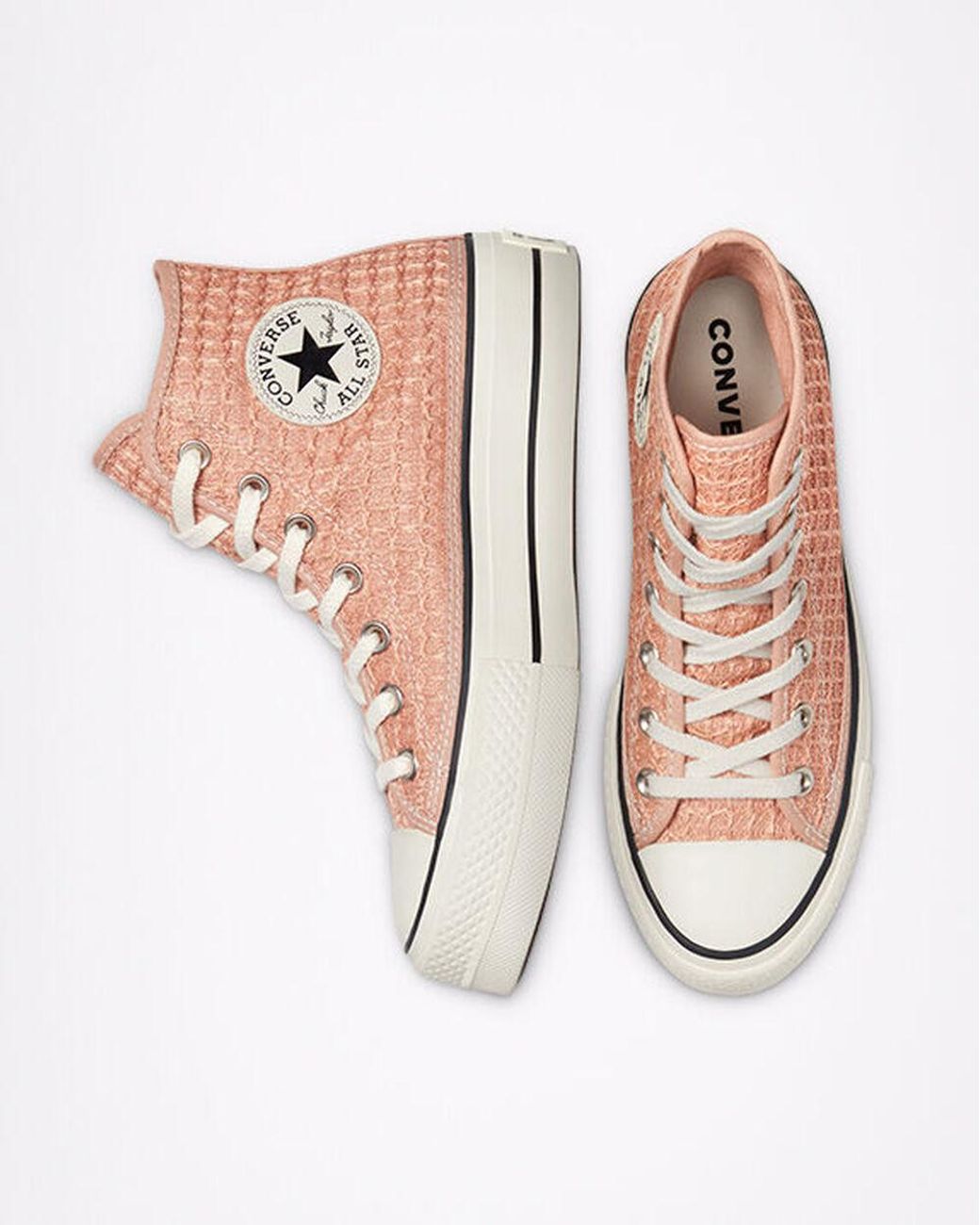 raffia platform converse