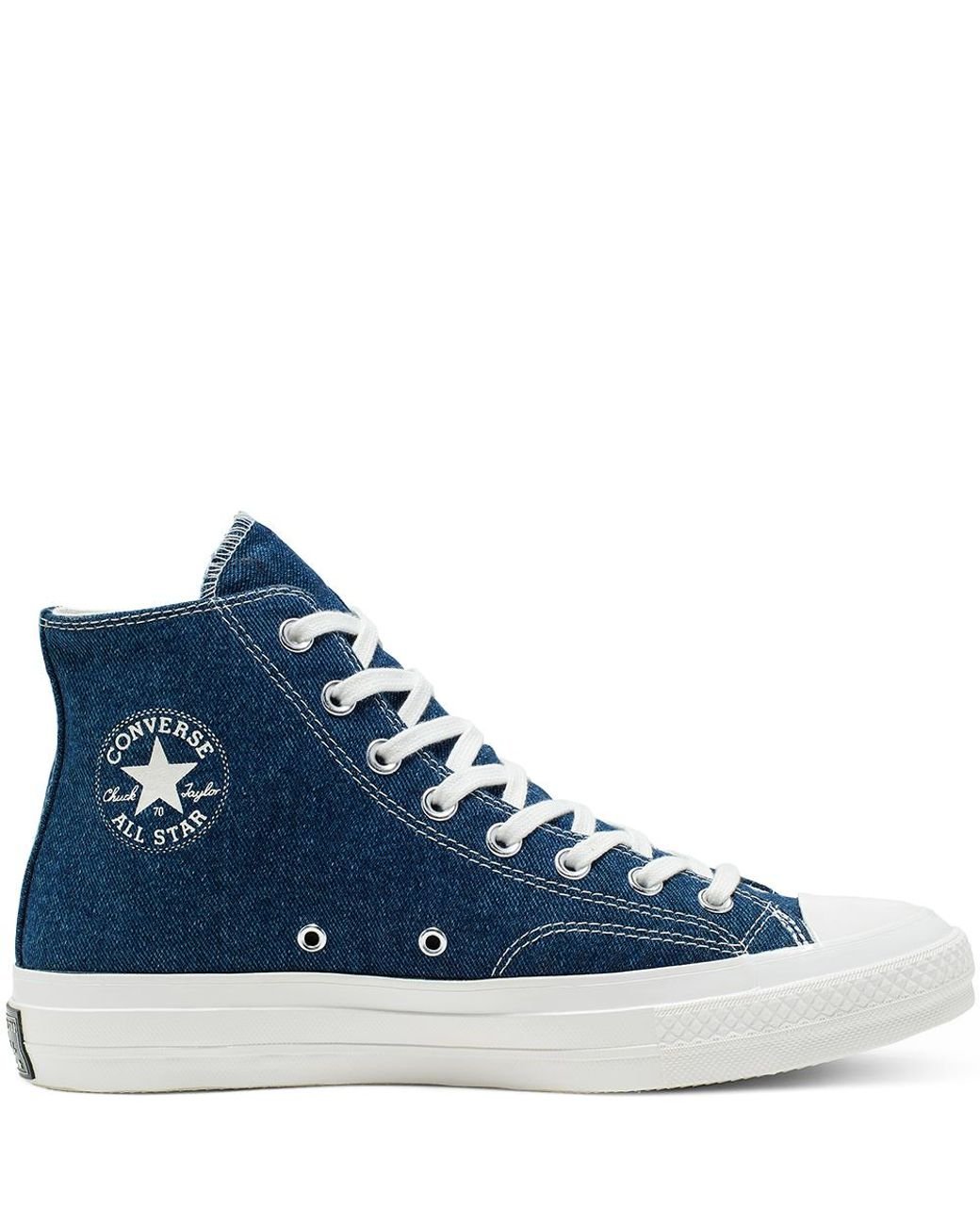 Converse Renew Denim Chuck 70 High Top in Blue for Men Lyst UK