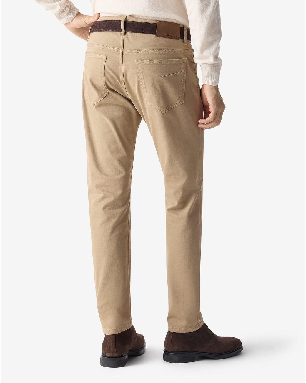 Corneliani Natural Stretch Cotton Jeans for men