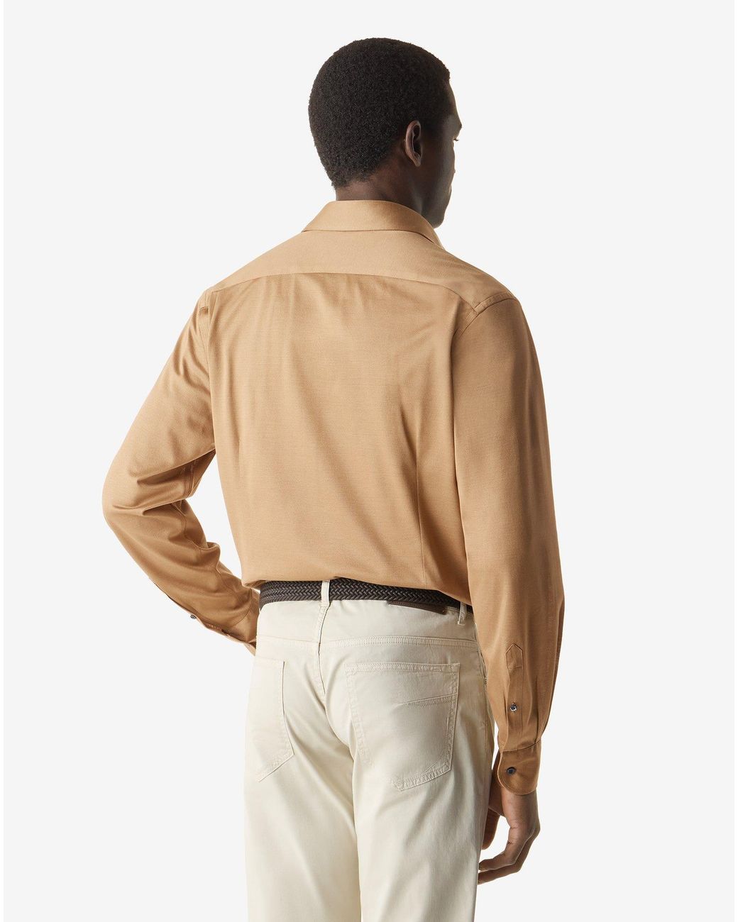 Corneliani Natural Light Jersey Shirt for men
