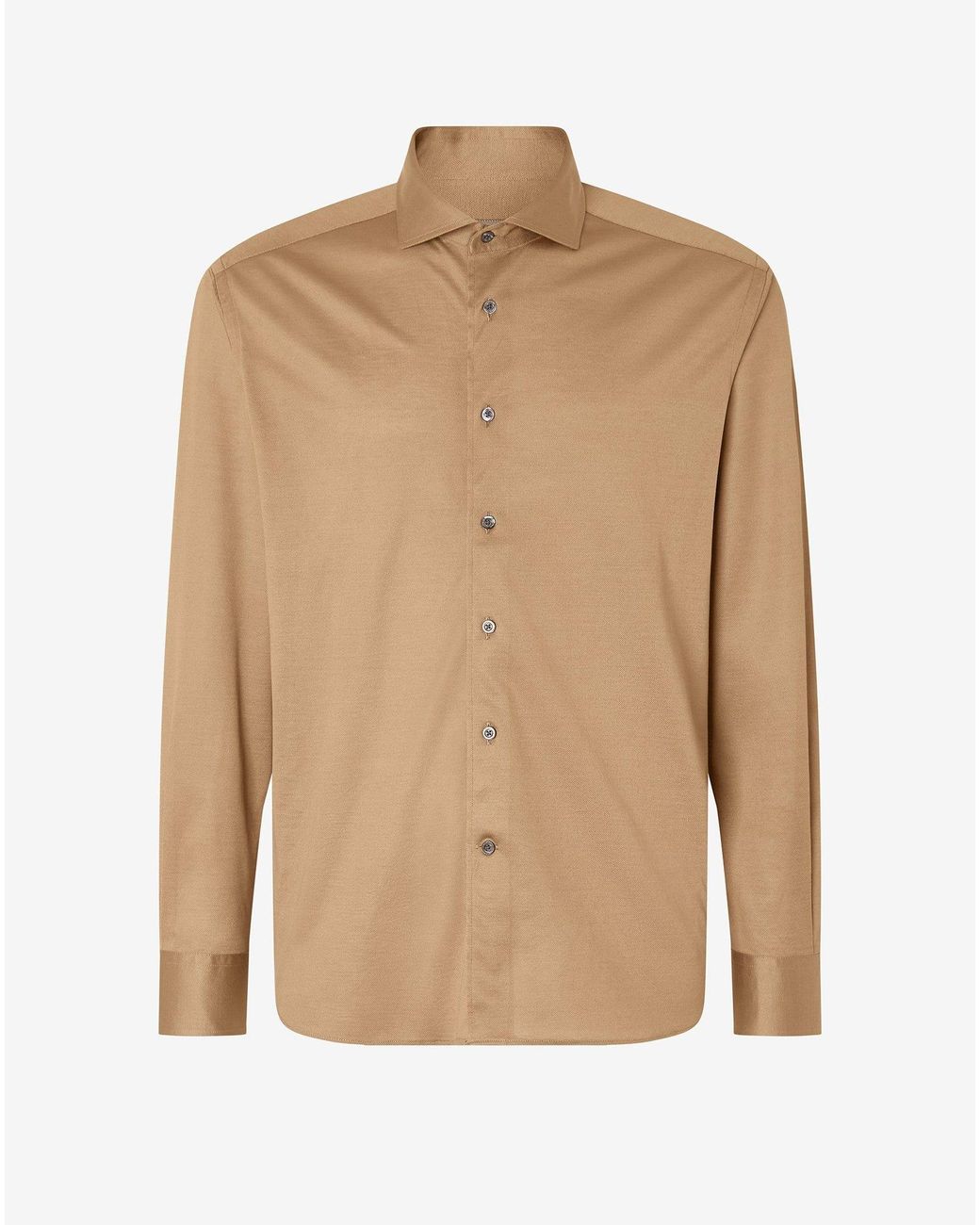 Corneliani Natural Light Jersey Shirt for men