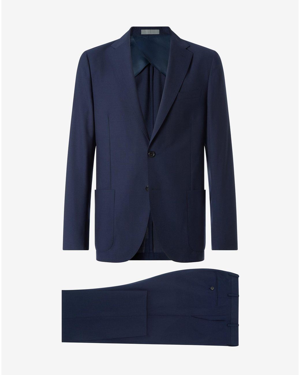 Corneliani Blue 130's Wool Suit for men