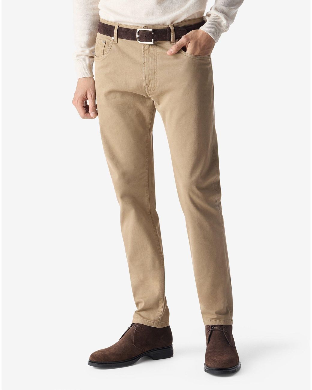 Corneliani Natural Stretch Cotton Jeans for men